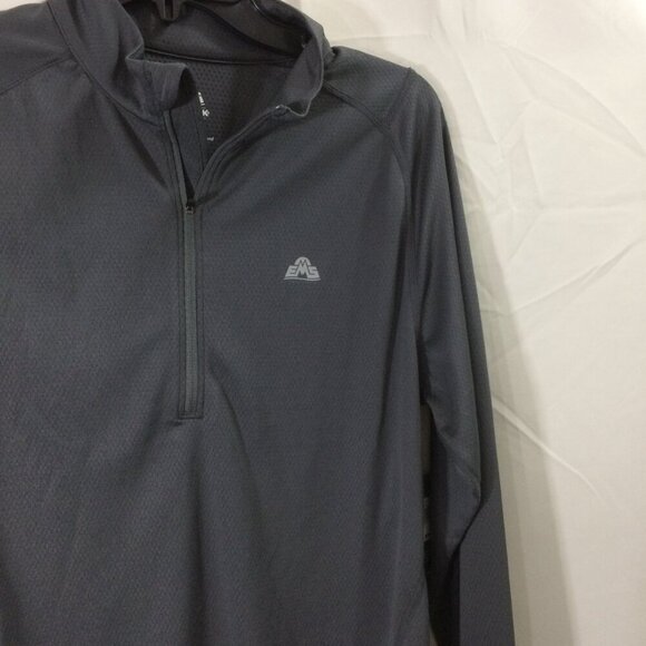 NEW Eastern Mountain EMS Midweight Base Layer Pullover ¼ Zip Gray Size Small - Picture 4 of 4